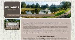 Desktop Screenshot of hallowellhoa.net